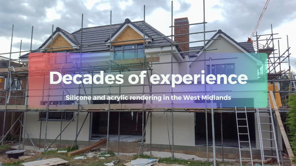 External wall rendering: local rendering company in Worcester West Midlands
